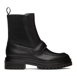 지안비토 로시 Gianvito Rossi Black Leather Berck Boots 222090F113003