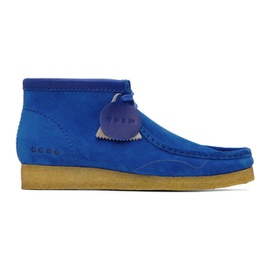 클락스 오리지널 Clarks Originals SSENSE Exclusive Blue Them Skates 에디트 Edition Wallabee Boots 222094F113000