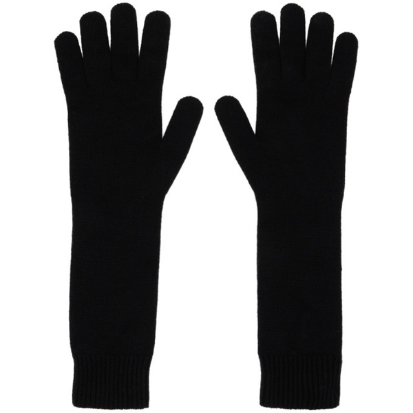 몽클레어 몽클레어 Moncler Black Patch Gloves 222111F012000