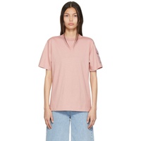 몽클레어 Moncler Pink Cotton T-Shirt 222111F110019