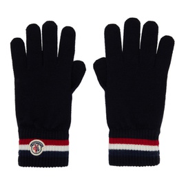 몽클레어 Moncler Navy Wool Gloves 222111M135004