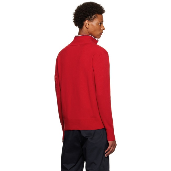 몽클레어 몽클레어 Moncler Red Zip Sweater 222111M202016