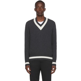 몽클레어 Moncler Gray Wool Sweater 222111M206001
