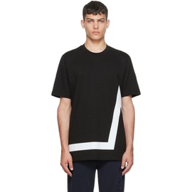 몽클레어 Moncler Black Cotton T-Shirt 222111M213026