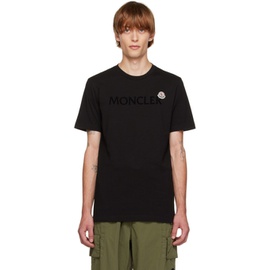몽클레어 Moncler Black Cotton T-Shirt 222111M213035