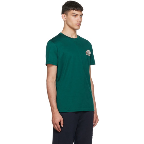 몽클레어 몽클레어 Moncler Green Cotton T-Shirt 222111M213038