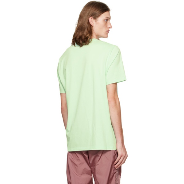 몽클레어 몽클레어 Moncler Green Graphic Motif T-Shirt 222111M213043