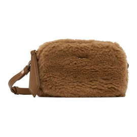 맥스마라 Max Mara Brown Teddy Fabric Belt Bag 222118F048012