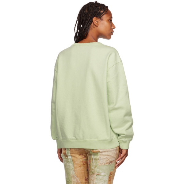 아크네스튜디오 아크네 스튜디오 Acne Studios Green Organic Cotton Sweatshirt 222129F098026