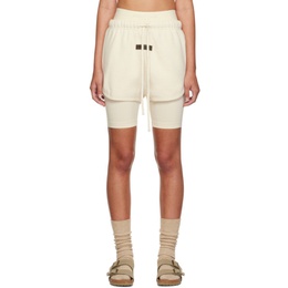 에센셜 Essentials 오프화이트 Off-White Cotton Shorts 222161F088007
