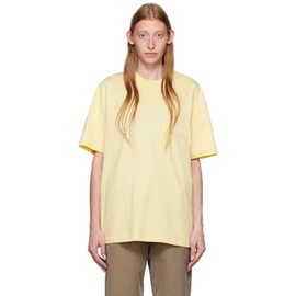 피어오브갓 Fear of God 에센셜 ESSENTIALS Yellow Flocked T-Shirt 222161F110018