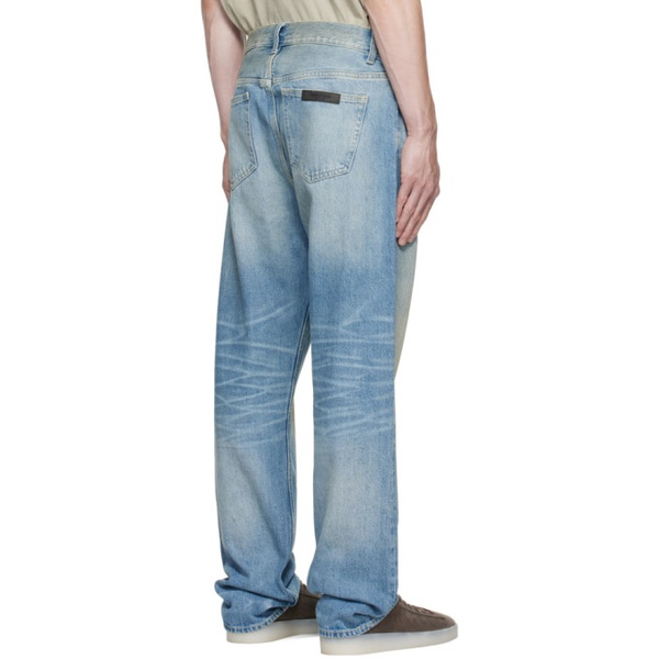  피어오브갓 Fear of God 에센셜 ESSENTIALS Blue Faded Jeans 222161M186000