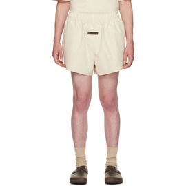 피어오브갓 Fear of God 에센셜 ESSENTIALS 오프화이트 Off-White Cotton Shorts 222161M193007
