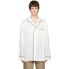 메종마르지엘라 Maison Margiela 오프화이트 Off-White Pyjama Shirt 222168M192005