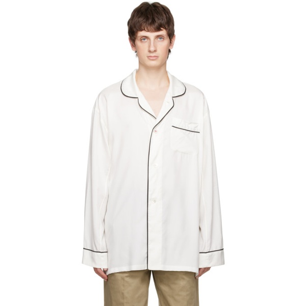 메종마르지엘라 메종마르지엘라 Maison Margiela 오프화이트 Off-White Pyjama Shirt 222168M192005