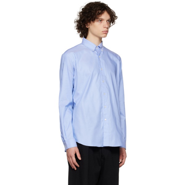 메종마르지엘라 메종마르지엘라 Maison Margiela Blue Button-Up Shirt 222168M192021