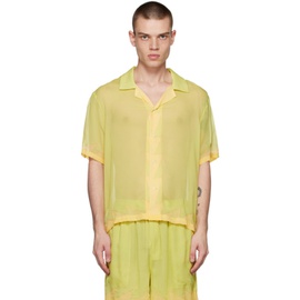 보디 Bode Yellow Deco Zig Zag Shirt 222169M192102