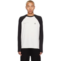 몽클레어 Moncler Genius 7 Moncler FRGMT Hiroshi Fujiwara Black Printed Long Sleeve T-Shirt 222171M213009