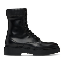 Santoni Black Fetlock Boots 222178F113006
