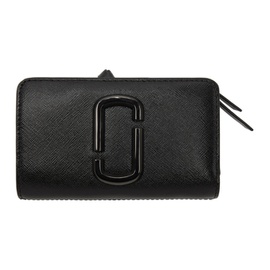 마크 제이콥스 Marc Jacobs Black Snapshot Compact Wallet 222190F040000