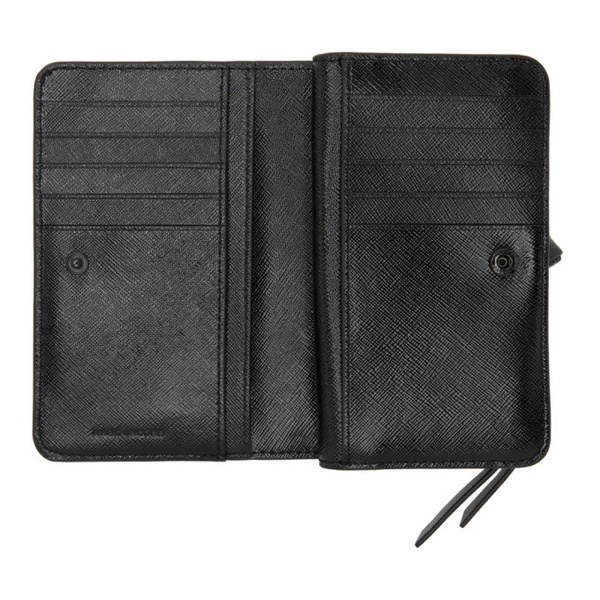 마크제이콥스 마크 제이콥스 Marc Jacobs Black Snapshot Compact Wallet 222190F040000