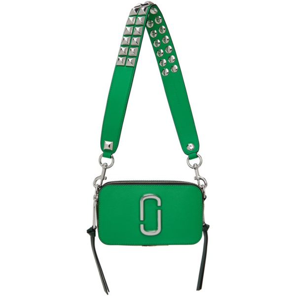마크제이콥스 마크 제이콥스 Marc Jacobs Green The Studded Snapshot Bag 222190F048065