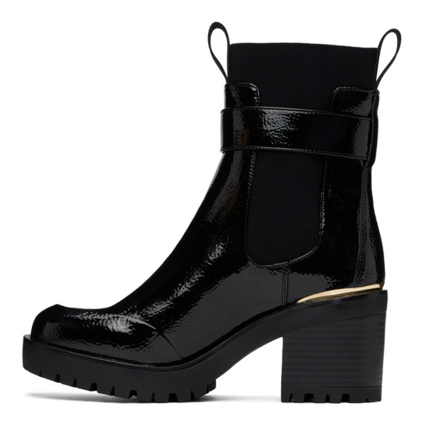 베르사체 베르사체 진 꾸뛰르 베르사체 Versace Jeans Couture Black Mia Buckle Ankle Boots 222202F113014