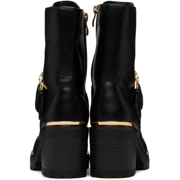 베르사체 베르사체 진 꾸뛰르 베르사체 Versace Jeans Couture Black Mia Baroque Boots 222202F113016