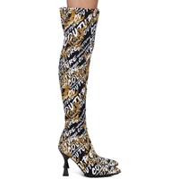 베르사체 진 꾸뛰르 베르사체 Versace Jeans Couture Black Flair Boots 222202F115001