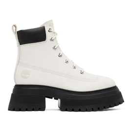 White TIMB이알엘 ERLAND Sky Ankle Boots 222210F113009