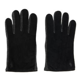 폴로 랄프 로렌 Polo Ralph Lauren Black Paneled Gloves 222213M135024