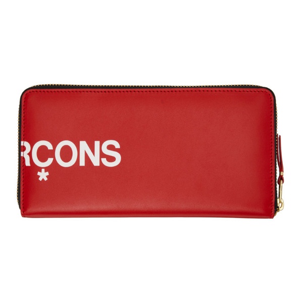  COMME des GARCONS WALLETS Red Huge Logo Wallet 222230F040026