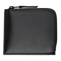 Comme des Garcons Wallets Black Leather Line Wallet 222230M164007