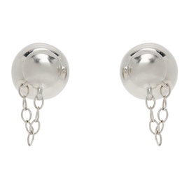 질샌더 Jil Sander Silver Sphere Earrings 222249F022004