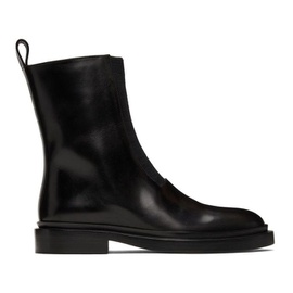 질샌더 Jil Sander Black Leather Boots 222249F113007