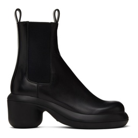 질샌더 Jil Sander Black Leather Ankle Boots 222249F113009