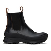 질샌더 Jil Sander Black Leather Ankle Boots 222249F113010
