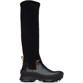 질샌더 Jil Sander Black Leather Tall Boots 222249F115007