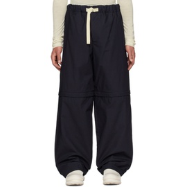 질샌더 Jil Sander Navy Belted Trousers 222249M191010