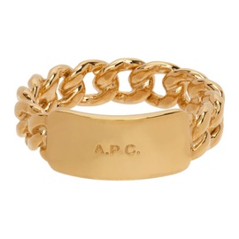 아페쎄 A.P.C. Gold Darwin Ring 222252F024002