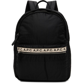 아페쎄 A.P.C. Black Marc Backpack 222252M166006