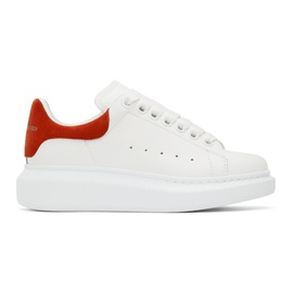 알렉산더맥퀸 Alexander McQueen White & Red Oversized Sneakers 222259F128044
