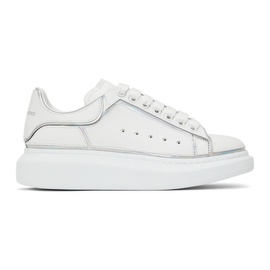 알렉산더맥퀸 Alexander McQueen White & Silver Oversized Sneakers 222259M237004