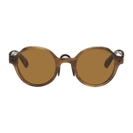조르지오 아르마니 Giorgio Armani Brown Round Sunglasses 222262M134012