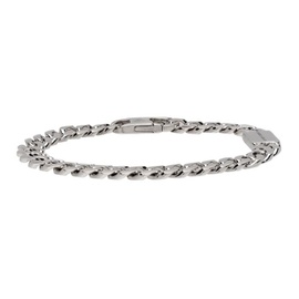 조르지오 아르마니 Giorgio Armani Silver Curb Chain Bracelet 222262M142032