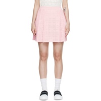 지방시 Givenchy Pink 4G Mini Skirt 222278F090001