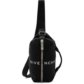 지방시 Givenchy Black G-Zip Bum Bag 222278M171003