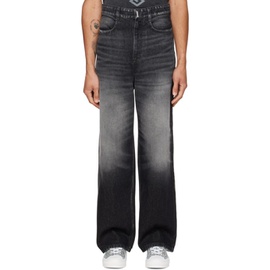 지방시 Givenchy Black Oversized Jeans 222278M186003
