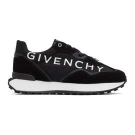 지방시 Givenchy Black GIV Runner Low-Top Sneakers 222278M237011