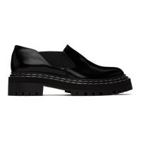 Proenza Schouler Black Lug Sole Loafers 222288F120006